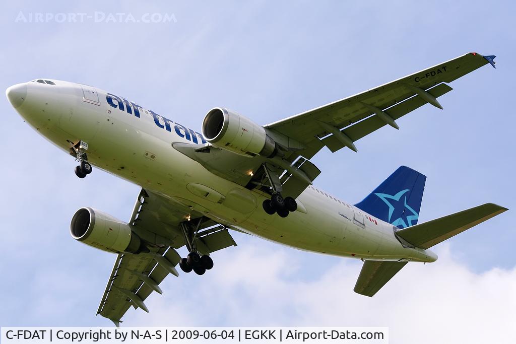 C-FDAT, 1992 Airbus A310-308 C/N 658, Short final