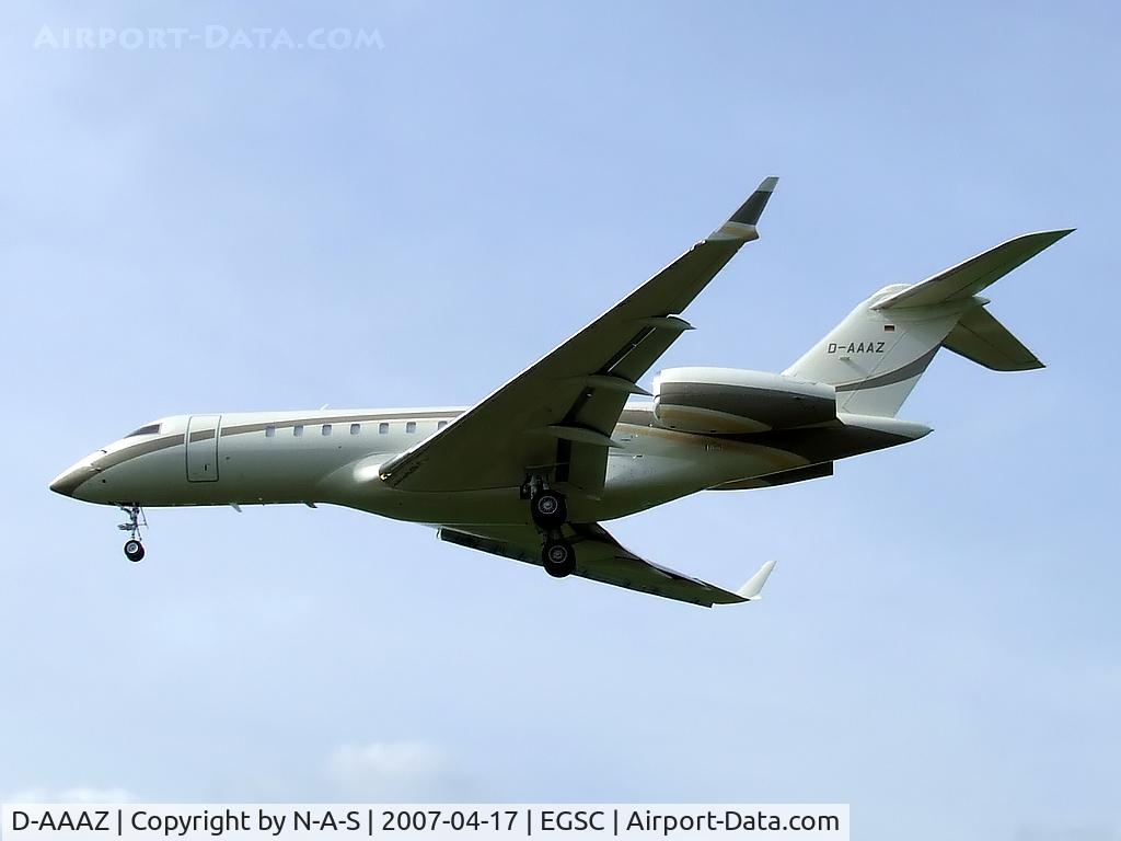 D-AAAZ, 2005 Bombardier BD-700-1A11 Global 5000 C/N 9170, Short final for some training