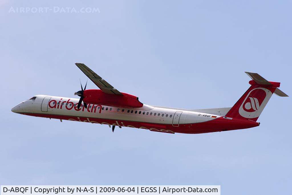 D-ABQF, 2009 De Havilland Canada DHC-8-402Q Dash 8 C/N 4245, Departing