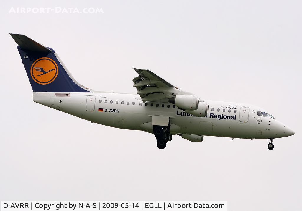 D-AVRR, 1997 BAE Systems Avro 146-RJ85 C/N E.2317, Short final