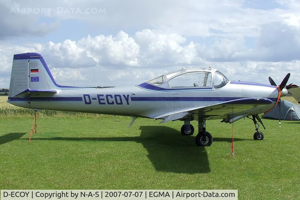 D-ECOY, Focke-Wulf FWP-149D C/N 020, Visiting for Flying Legends