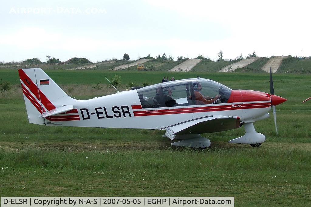 D-ELSR, 1991 Robin DR-400-180R Remorqueur Regent C/N 2012, Visitor to the Microlight trade fair
