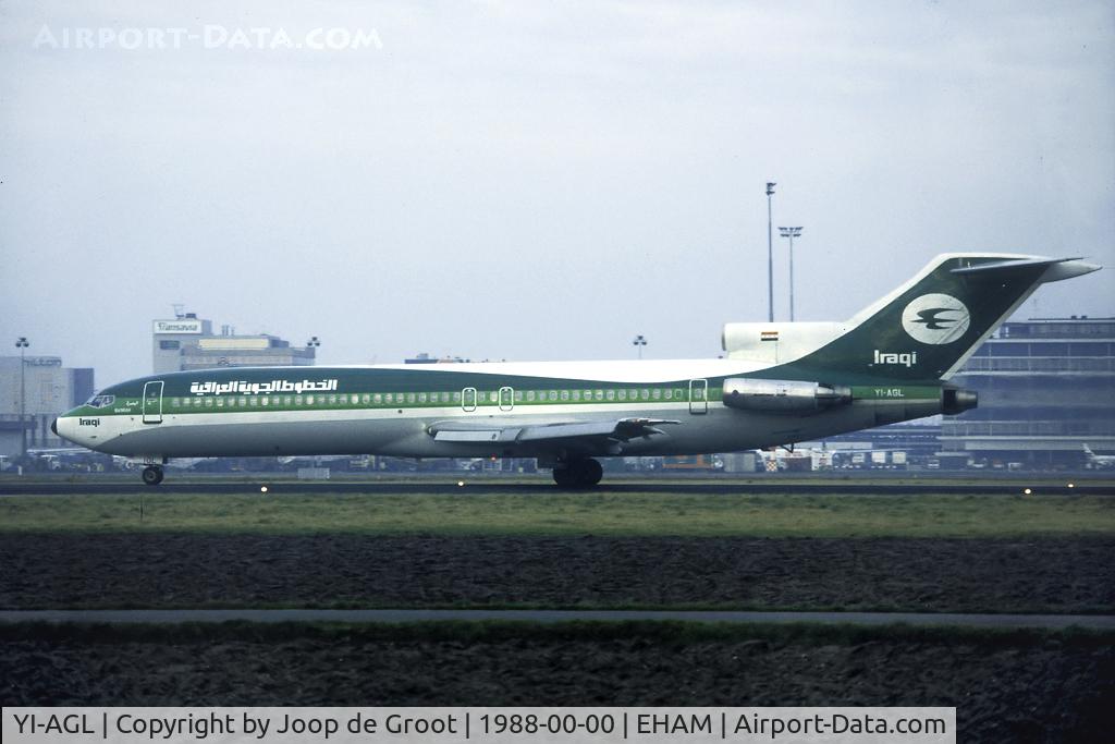 YI-AGL, 1976 Boeing 727-270 C/N 21198, In pre-Gulf War times Iraqi airways was a regular visitor.