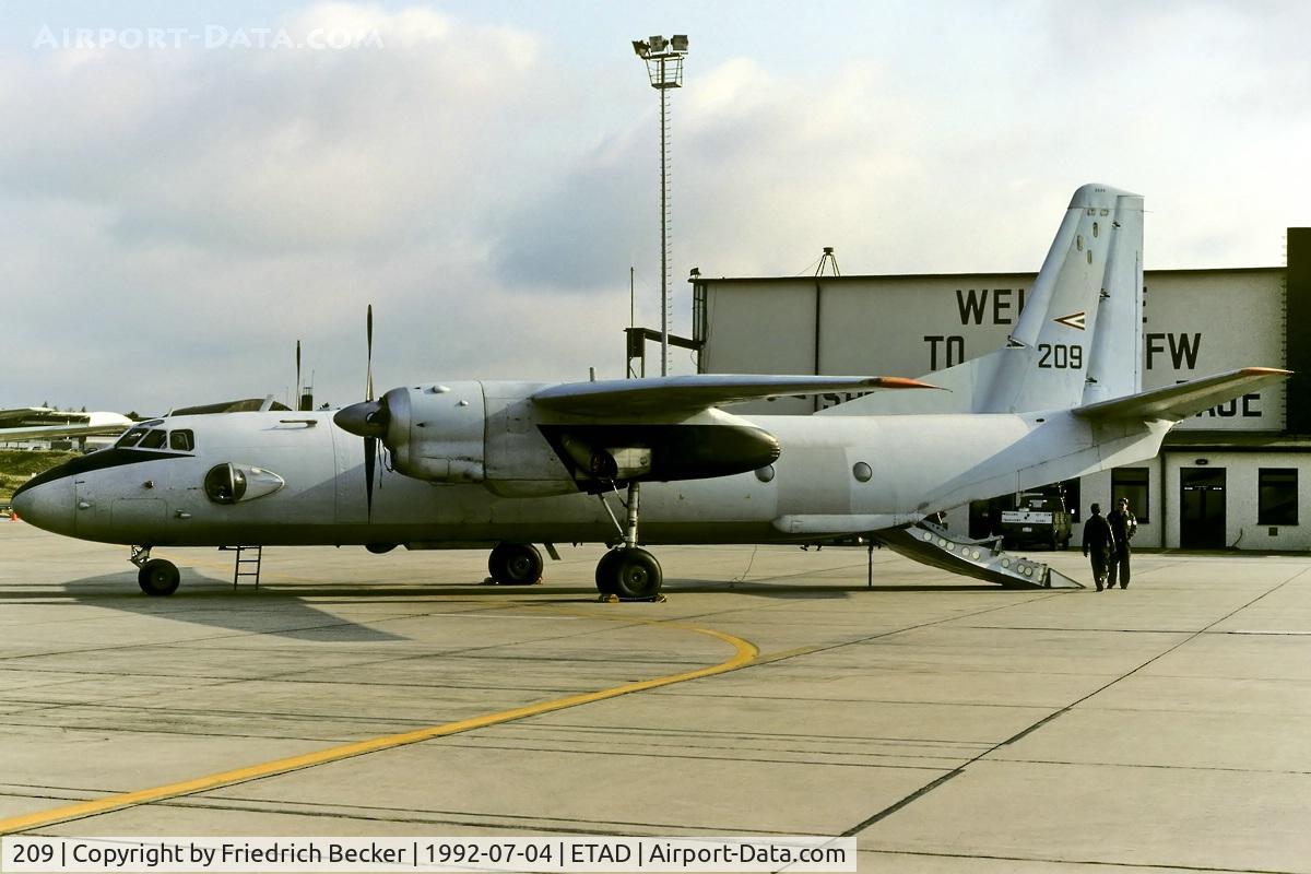 209, Antonov An-26 C/N 2209, static display