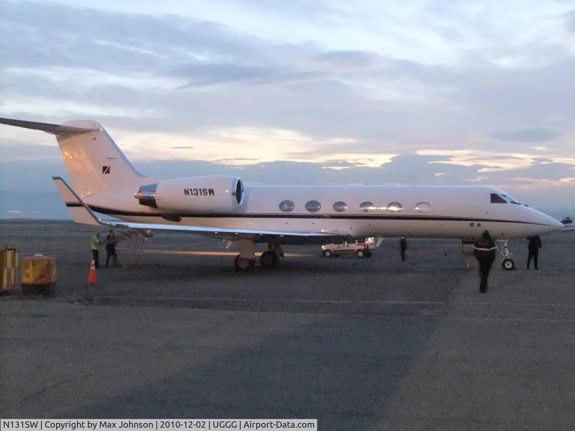 N131SW, Piper PA-31T1 C/N 31T7904004, Aircraft on the ground at Tbilisi International Airport