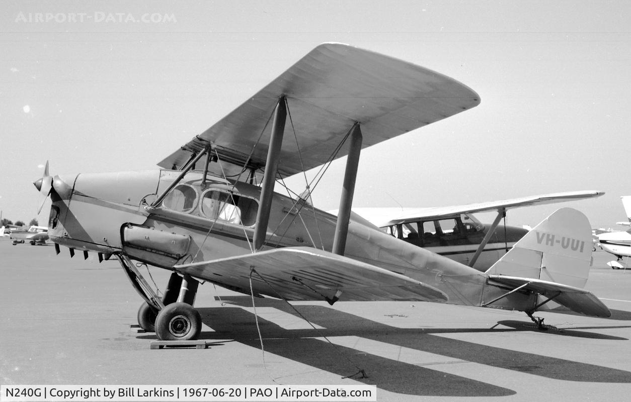 N240G, 1975 General Aircraft Co. Ltd. Genairco C/N 17, Showing its Australian registration VH-UUI in 1967.