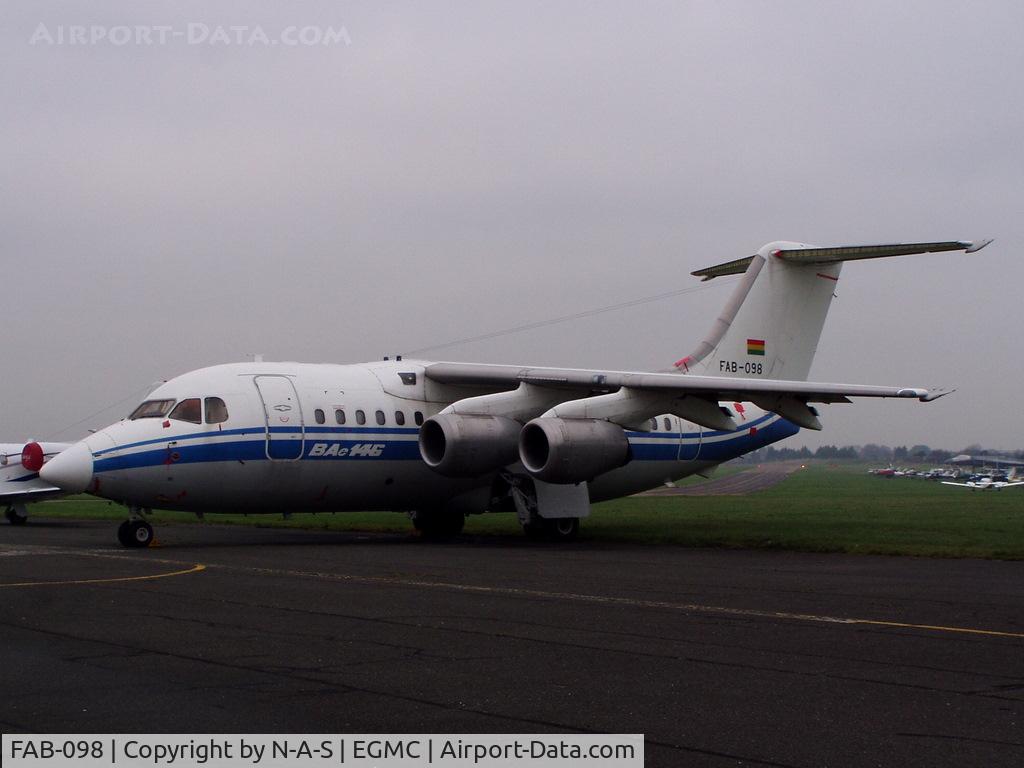 FAB-098, 1987 British Aerospace BAe.146-100 C/N E1076, Stored at Southend, Now scrapped