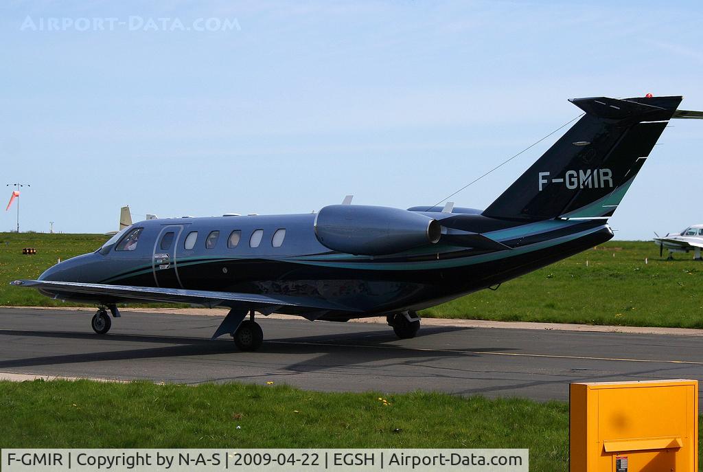 F-GMIR, Cessna 525A CitationJet CJ2+ C/N 525A-0322, Arriving on the Western apron