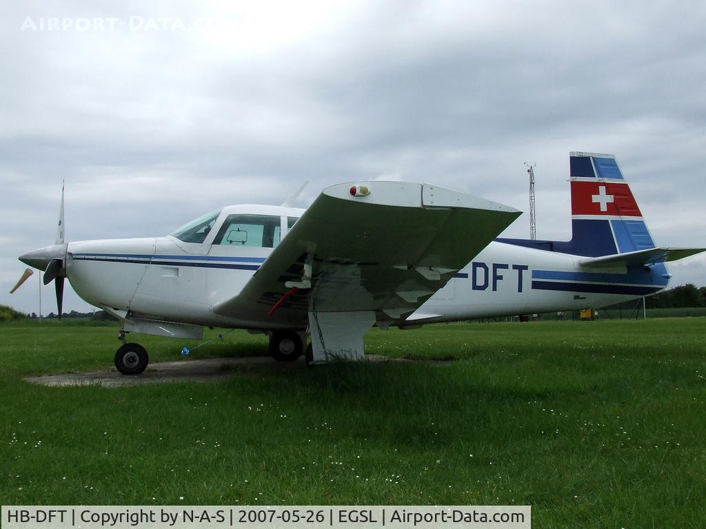 HB-DFT, 1979 Mooney M20J 201 C/N 24-0837, Parked
