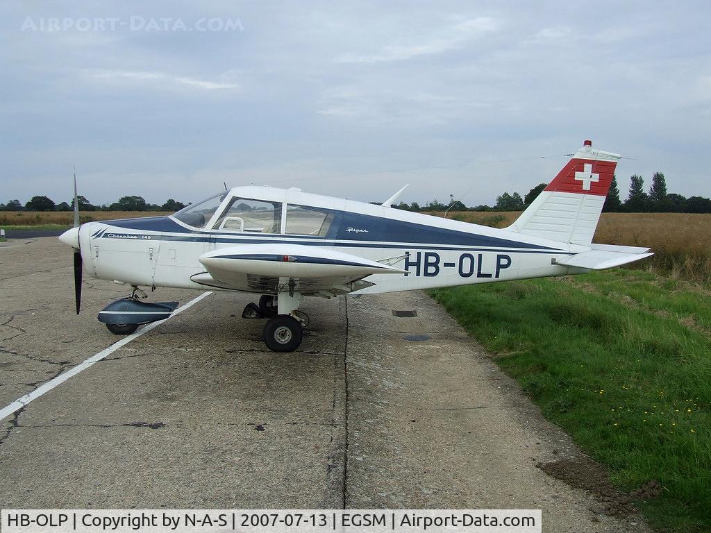 HB-OLP, 1964 Piper PA-28-140 Cherokee C/N 28-20495, Based at the time