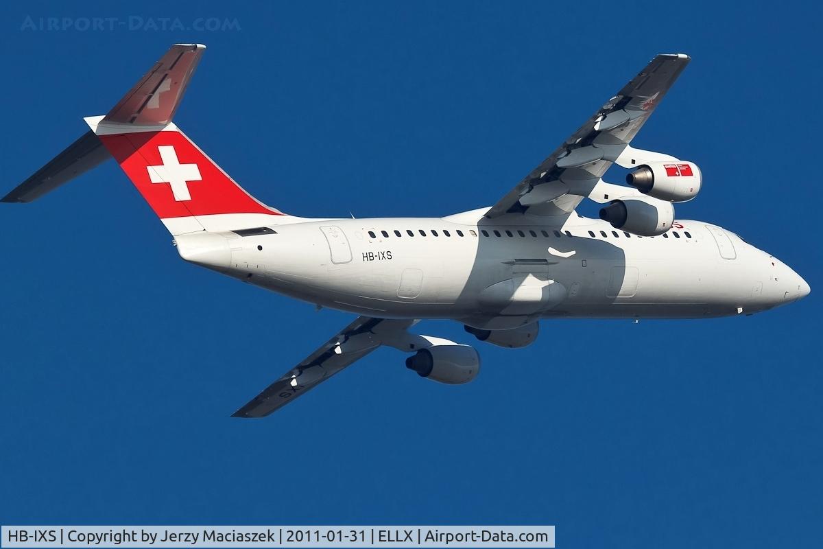 HB-IXS, 1995 British Aerospace Avro 146-RJ100 C/N E3280, HB-IXS_
Aircraft AVRO 146-RJ100,