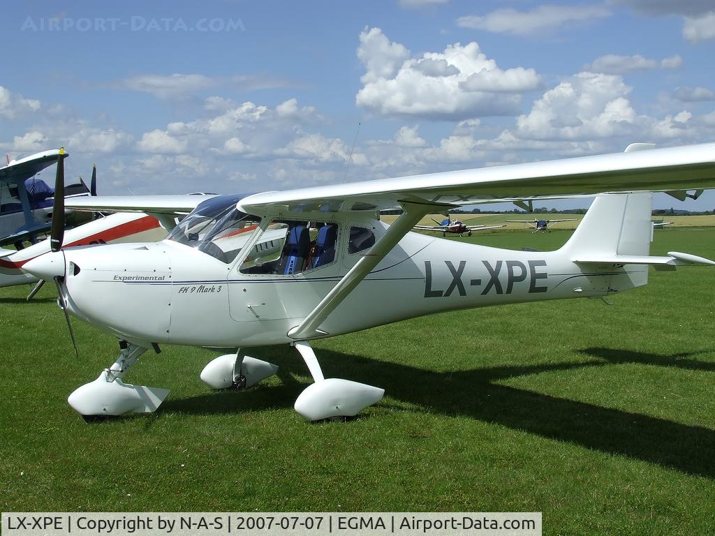 LX-XPE, 2001 B & F Technik FK-9 Mark 3 C/N 163, Visitor for flying legends
