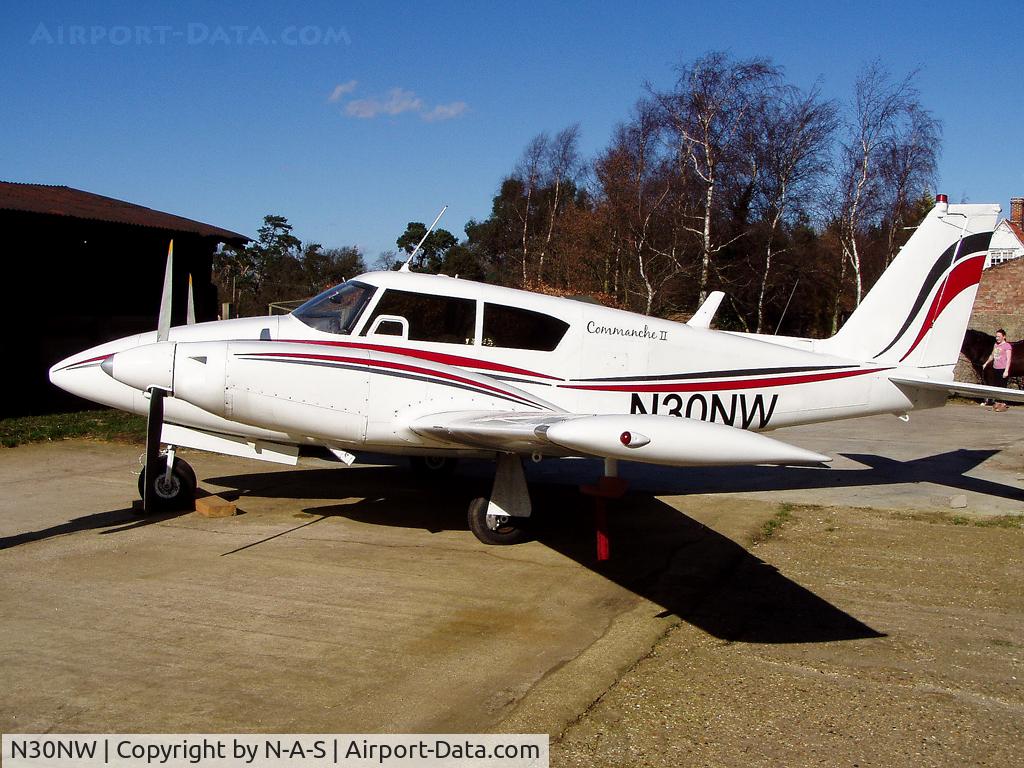 N30NW, 1964 Piper PA-30 Twin Comanche Twin Comanche C/N 30-312, Photo taken at Shipmeadow