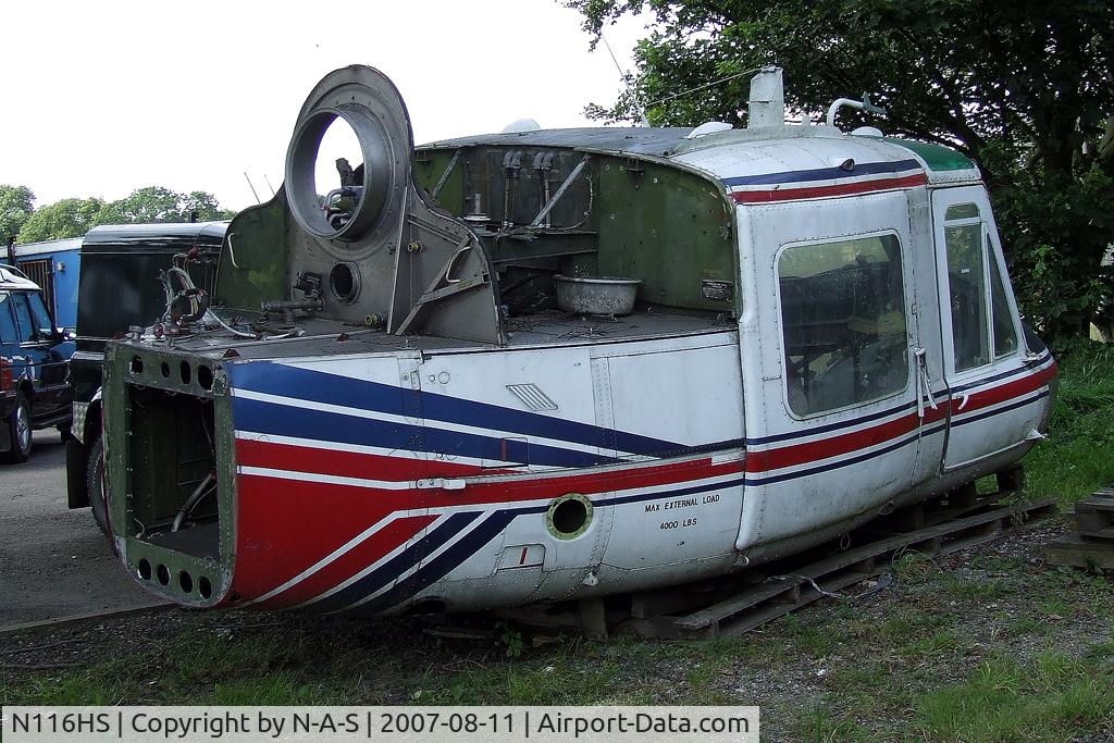 N116HS, Bell UH-1L C/N 154949, Stored at Coney Park, near Leeds Airport
