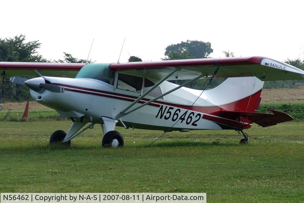 N56462, 1982 Maule M-6-235 Super Rocket C/N 7409C, Parked at East Winch