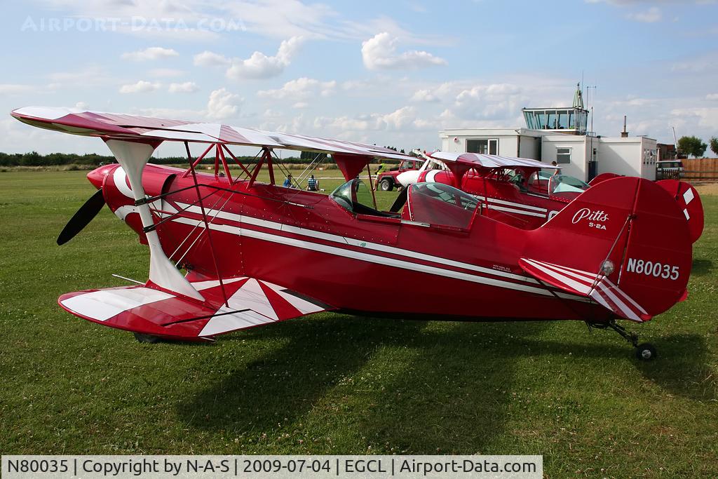 N80035, 1974 Aerotek Pitts S-2A Special C/N 2070, Visitor for Aerobatic comp