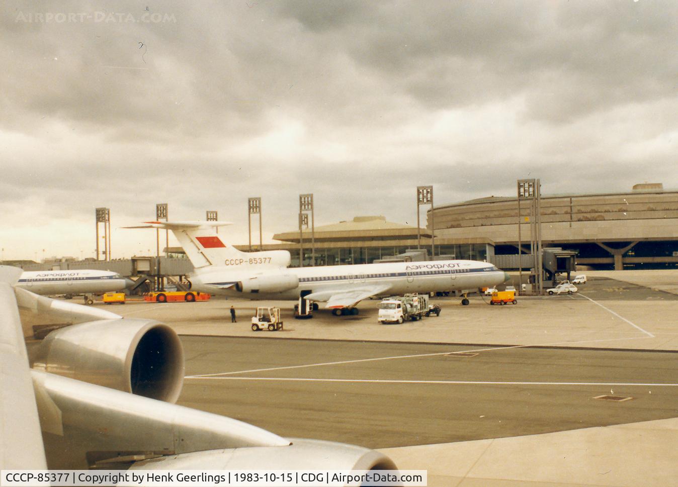 CCCP-85377, 1979 Tupolev Tu-154B-2 C/N 79A377, Aeroflot