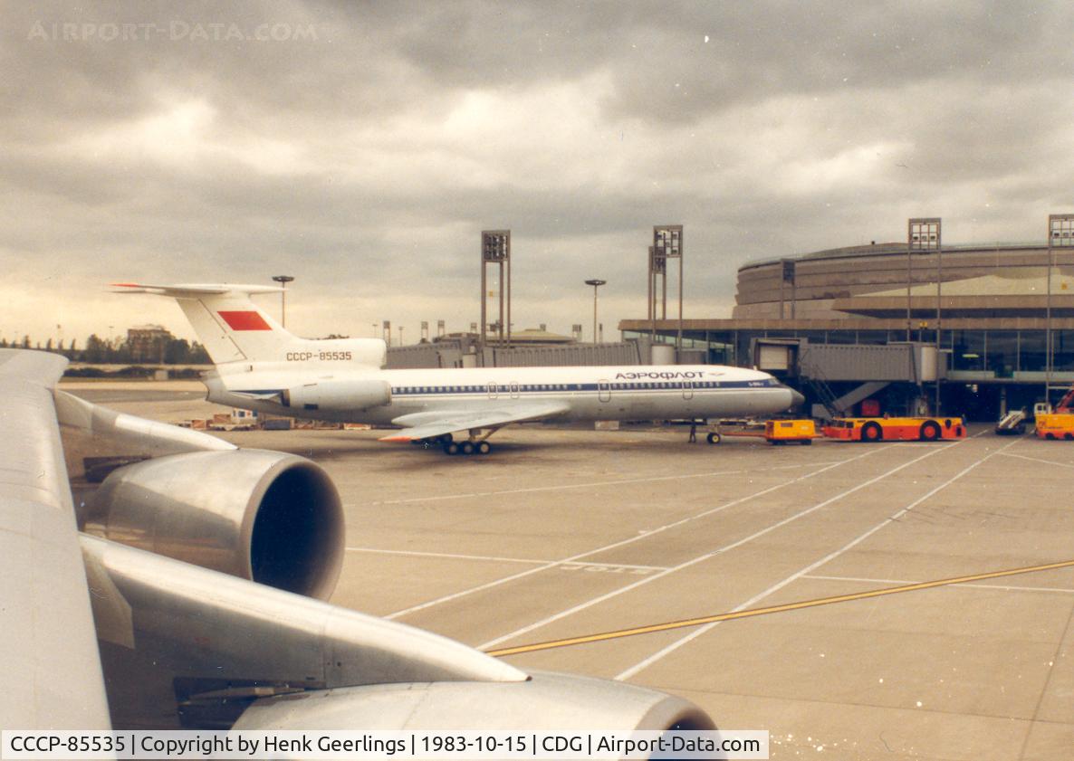 CCCP-85535, 1982 Tupolev Tu-154B-2 C/N 82A535, Aeroflot