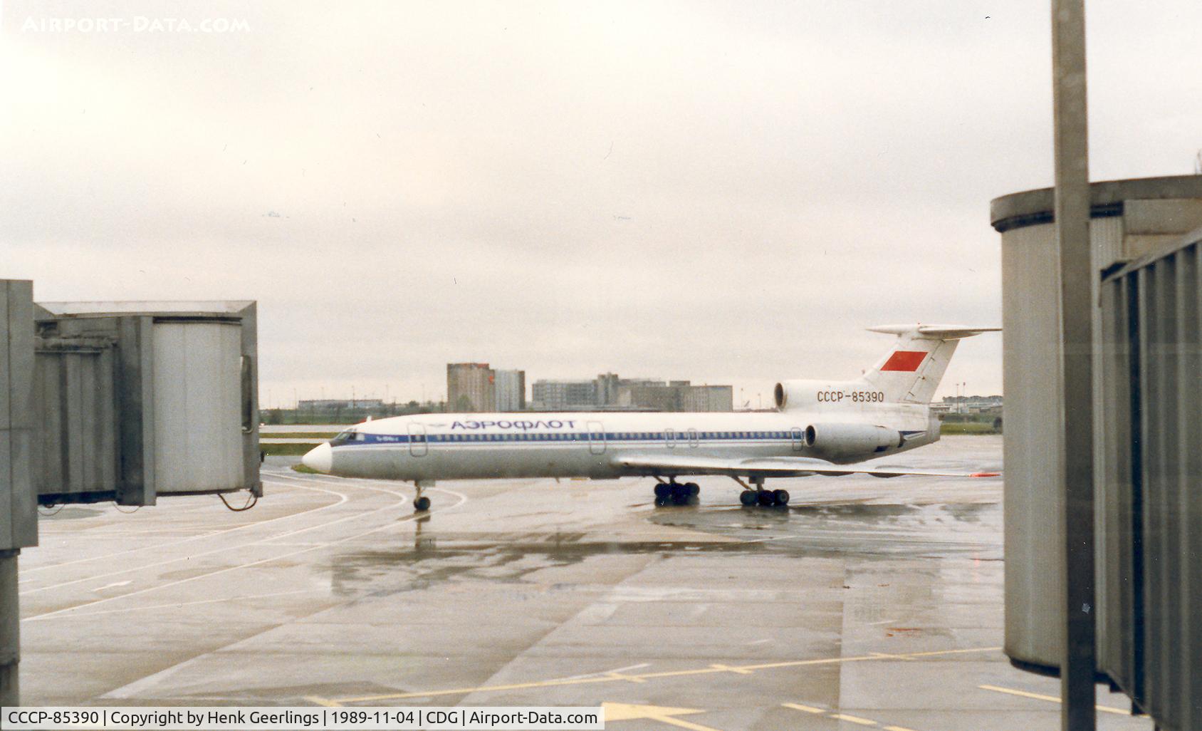 CCCP-85390, 1979 Tupolev Tu-154B-2 C/N 79A390, Aeroflot