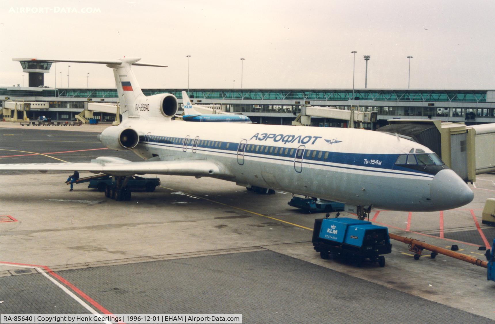 RA-85640, 1988 Tupolev Tu-154M C/N 88A772, Aeroflot