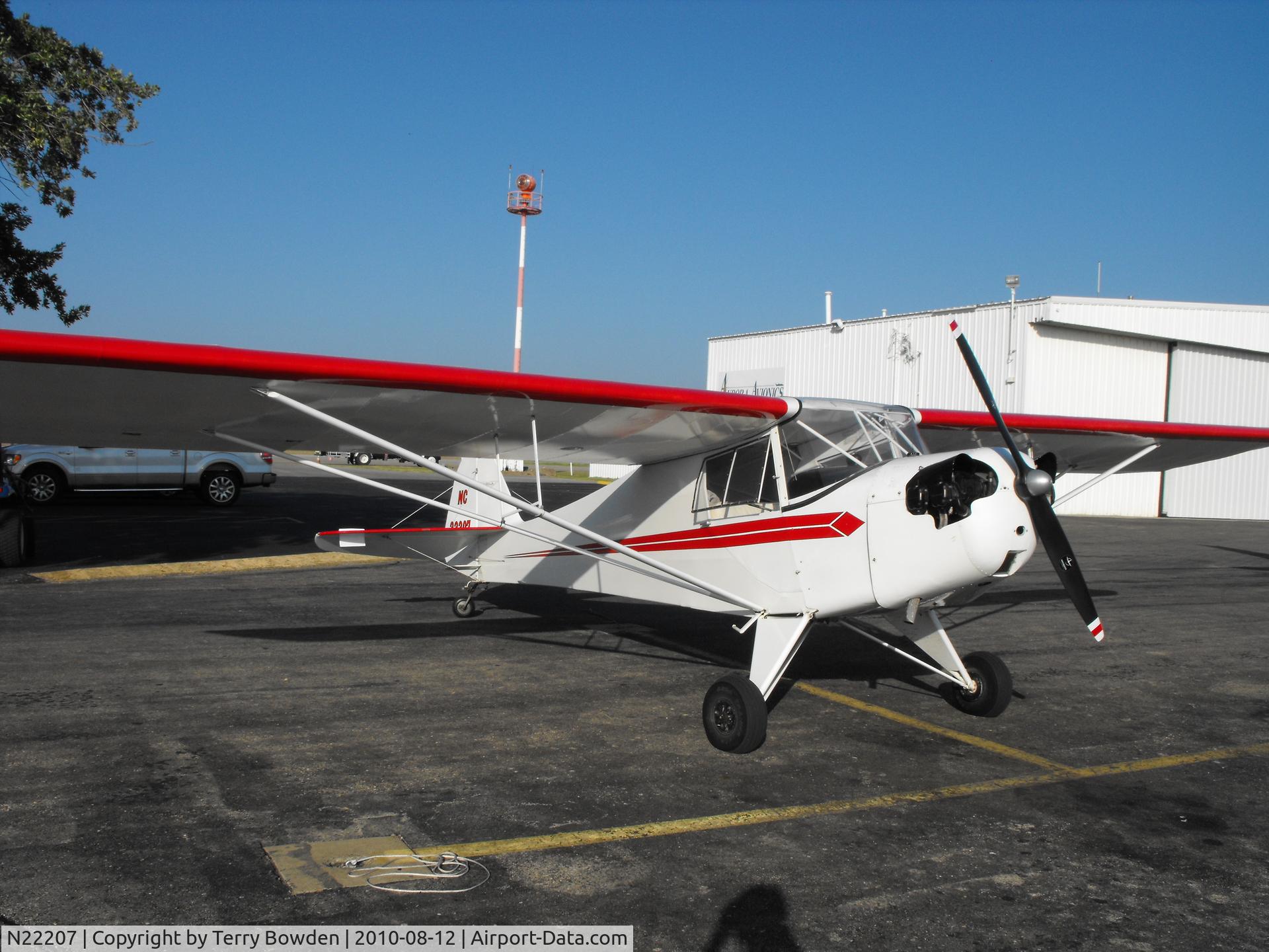 N22207, 1939 Taylorcraft BC-65 C/N 1145, 2010 July