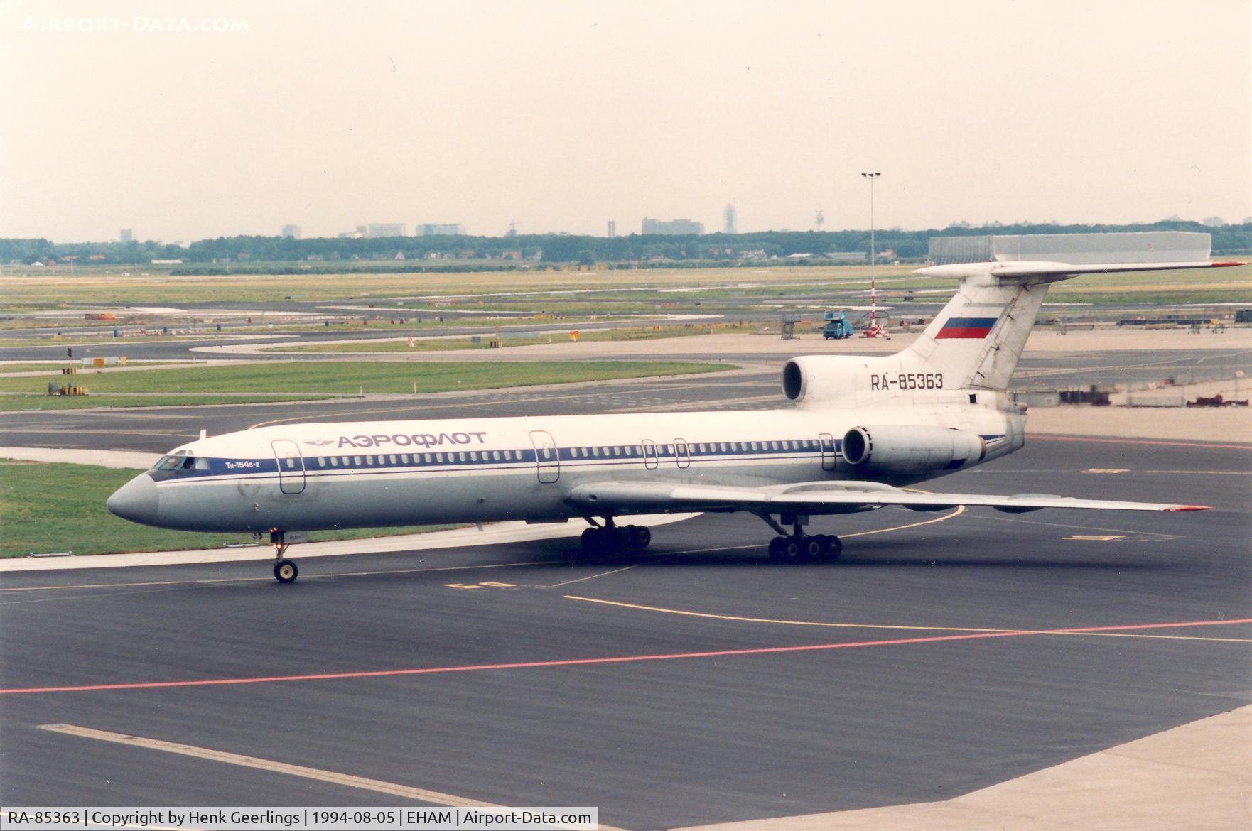 RA-85363, 1979 Tupolev Tu-154B-2 C/N 79A363, Aeroflot