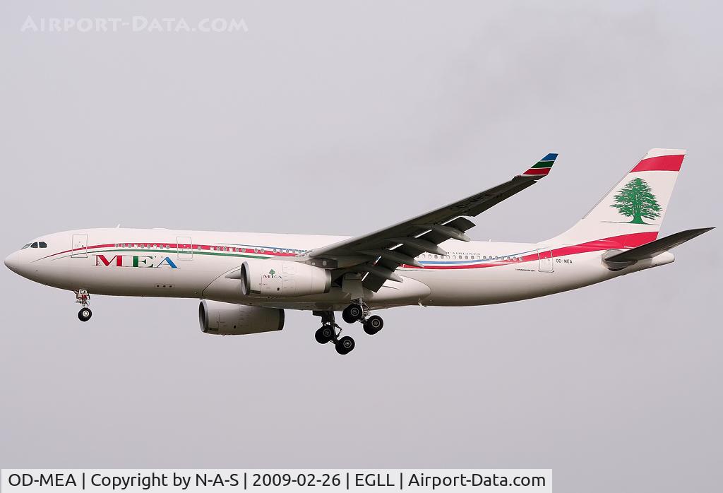OD-MEA, 2009 Airbus A330-243 C/N 984, Short final