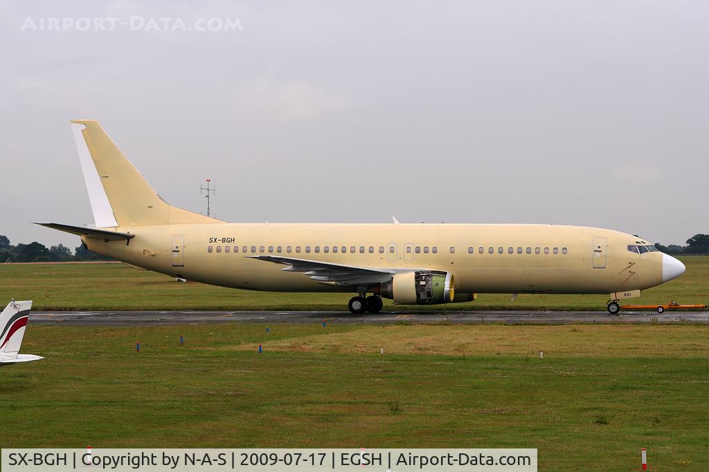 SX-BGH, 1988 Boeing 737-4Y0 C/N 23866, During heavy maintenance with Klm Engineering