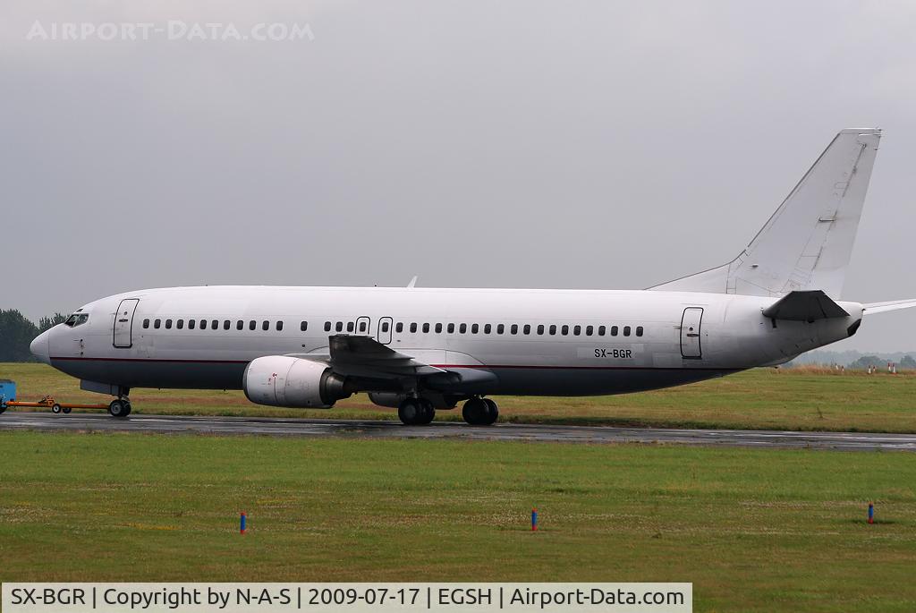 SX-BGR, 1991 Boeing 737-408 C/N 25063, Basic Aegean c/s