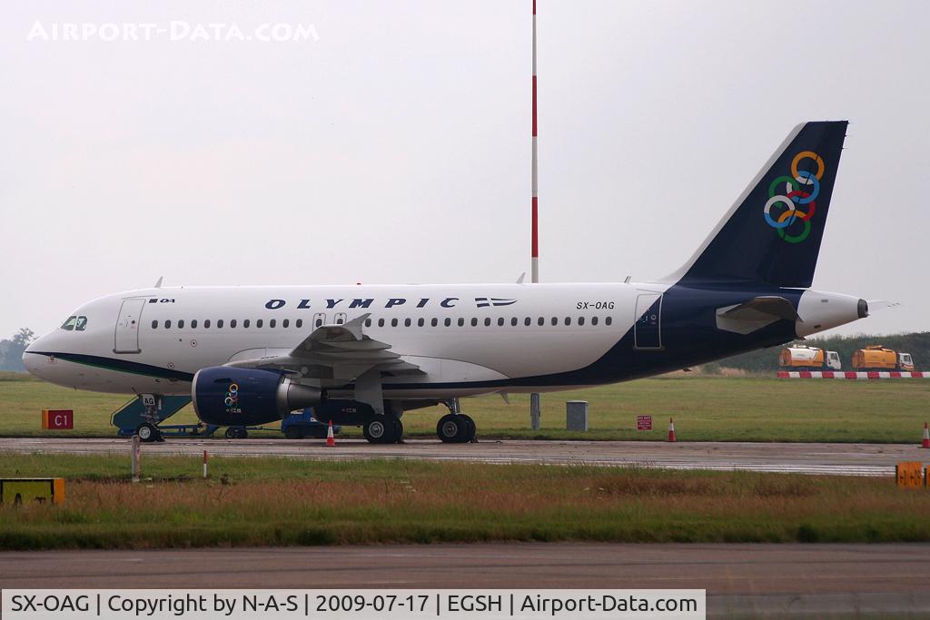 SX-OAG, 2009 Airbus A319-112 C/N 3950, Awaiting delivery