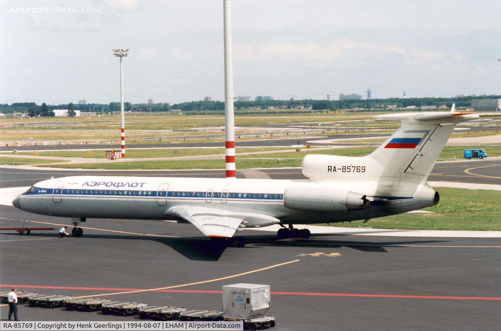 RA-85769, 1993 Tupolev Tu-154M C/N 93A951, Aeroflot