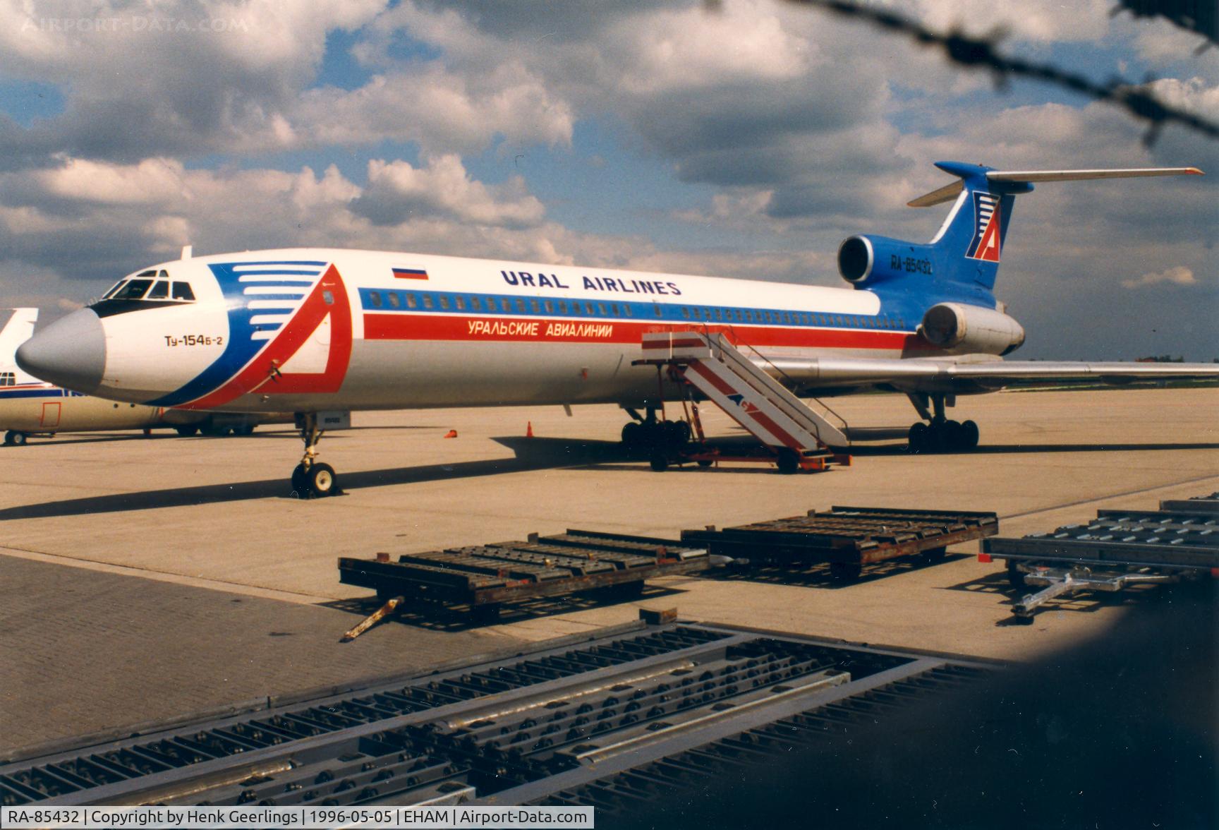 RA-85432, 1980 Tupolev Tu-154B-2 C/N 80A432, Ural Airlines