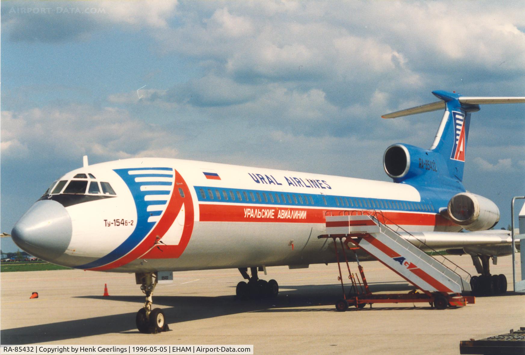 RA-85432, 1980 Tupolev Tu-154B-2 C/N 80A432, Ural Airlines