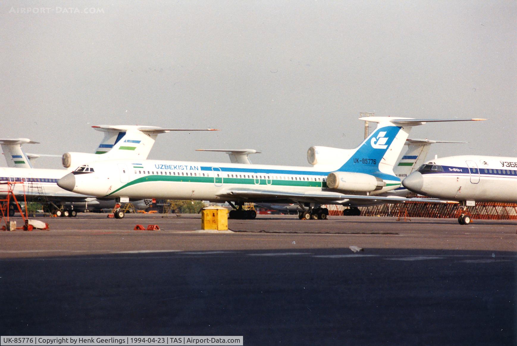 UK-85776, 1993 Tupolev Tu-154M C/N 93A958, Uzbekistan Airlines