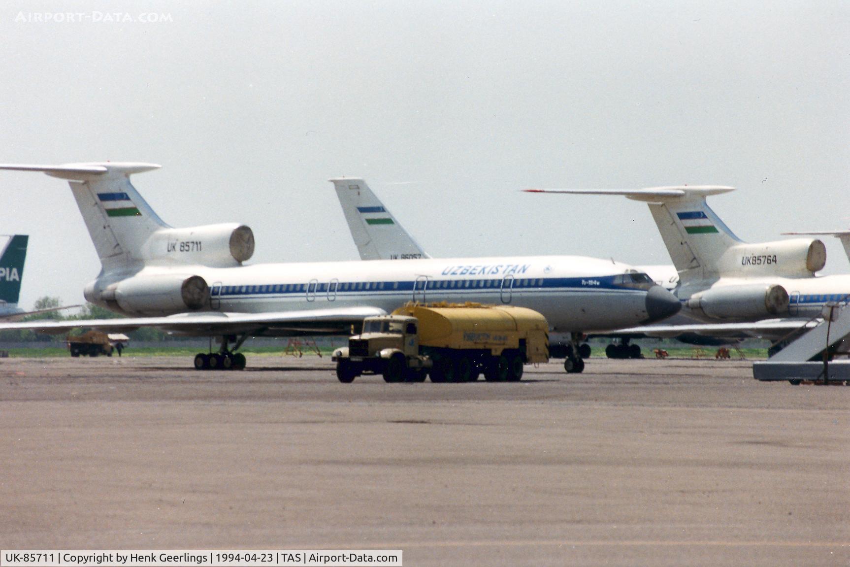 UK-85711, 1991 Tupolev Tu-154M C/N 91A887, Uzbekistan Airlines