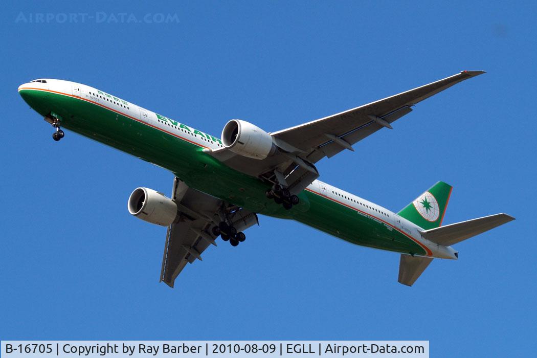 B-16705, 2006 Boeing 777-35E/ER C/N 32645, Boeing 777-35EER [32645] (EVA Airways) Home~G 09/08/2010.