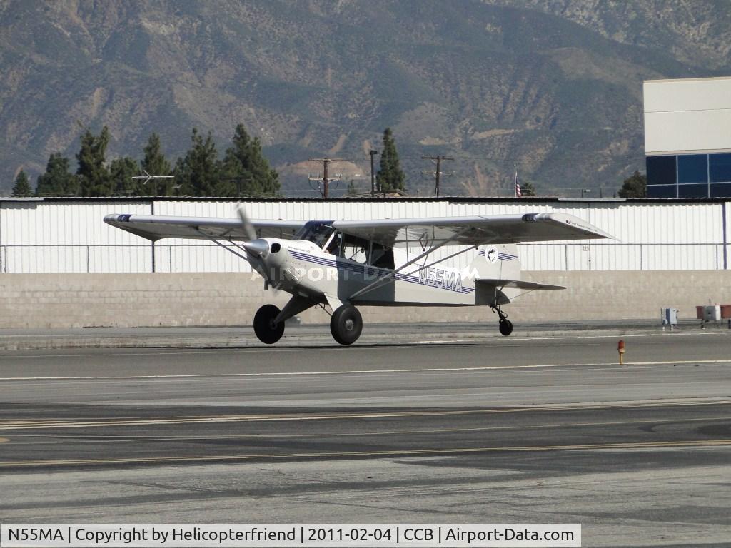 N55MA, 2005 Aviat A-1B Husky C/N 2316, Starting take off roll, rear wheel already up