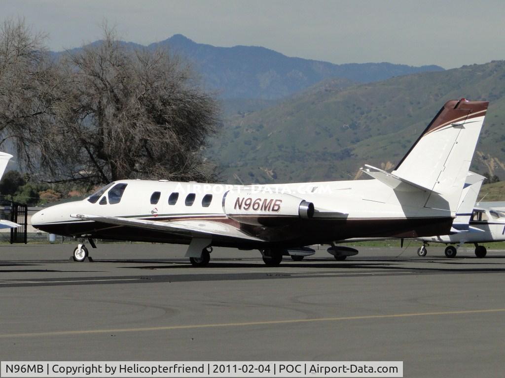 N96MB, 1980 Cessna 501 Citation I/SP C/N 5010161, Mike Brown visiting and parked in transient parking