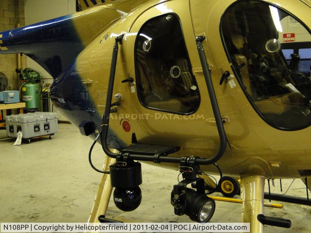 N108PP, 2008 MD Helicopters 369E C/N 0578E, Meeker Mount FAA / PMA Certified•Weight 16 lbs.•OEM / Long Range Tank Filler Access•No Door Obstruction•Load Rating: FLIR / NIGHTSUN Combined: 135 lbs.•Built-in Maintenance Platform•Over 20 qualified payloads