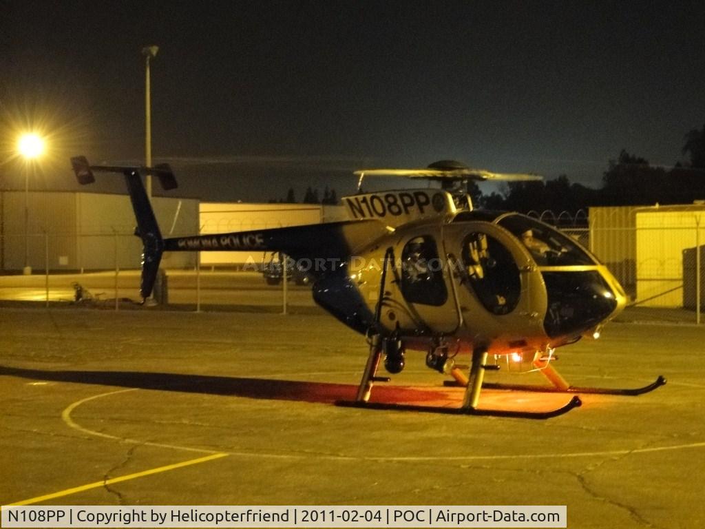 N108PP, 2008 MD Helicopters 369E C/N 0578E, Warming up and preflight prior to taking off