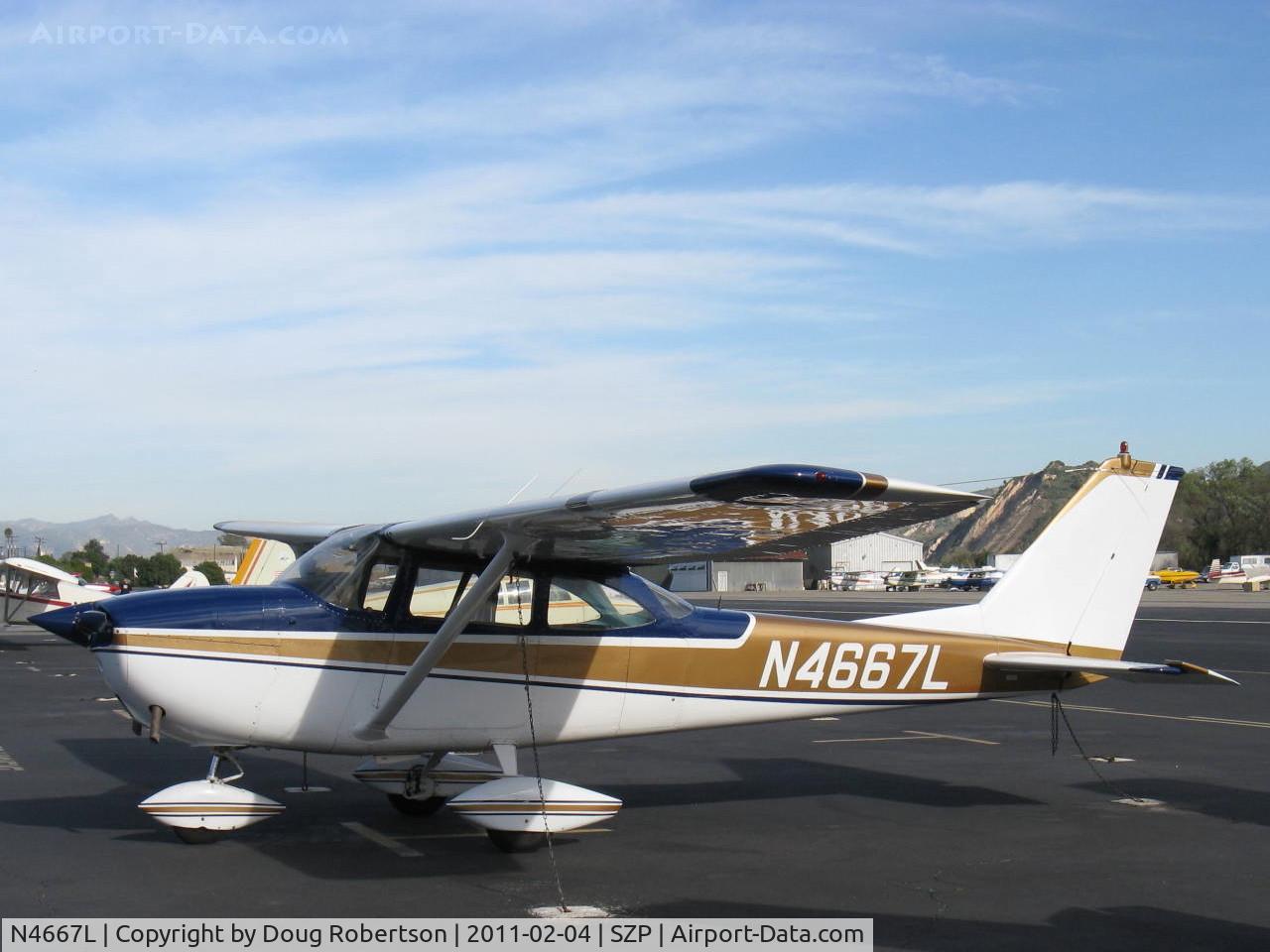N4667L, 1966 Cessna 172G C/N 17254662, 1966 Cessna 172G, Continental O-300 145 hp