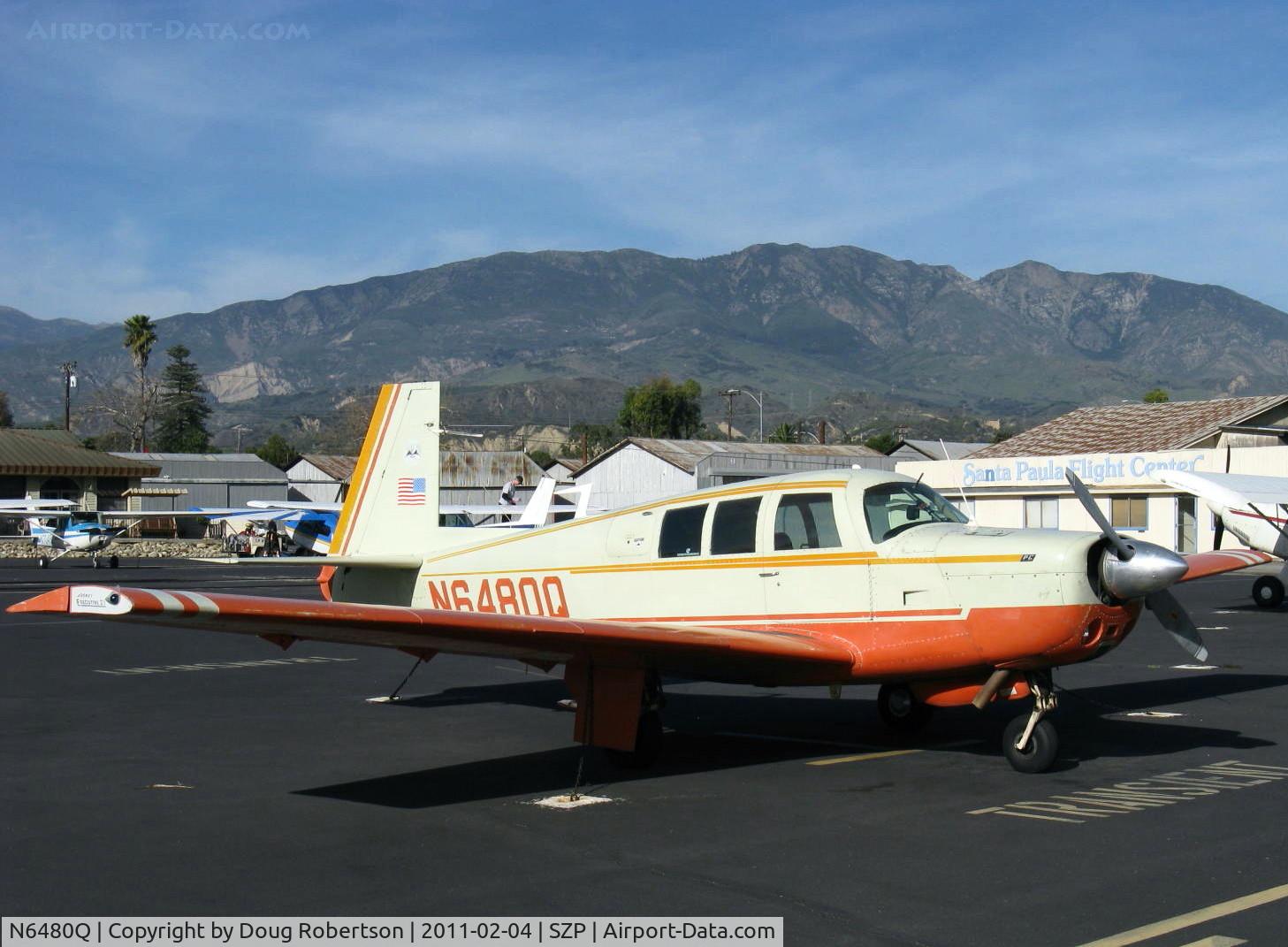 N6480Q, 1967 Mooney M20F Executive C/N 680022, 1967 Mooney M20F EXECUTIVE, Lycoming IO-360 200 Hp