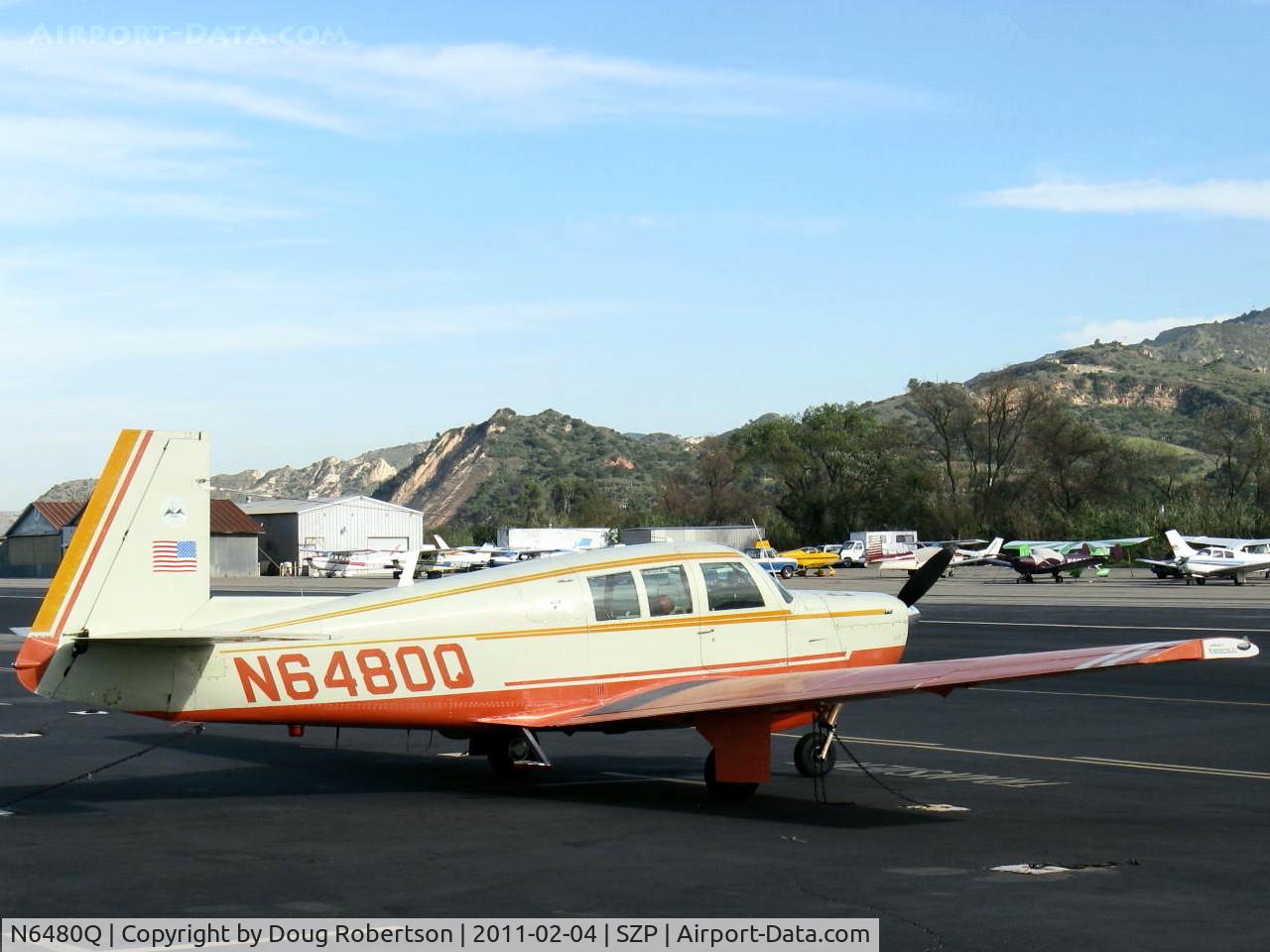 N6480Q, 1967 Mooney M20F Executive C/N 680022, 1967 Mooney M20F EXECUTIVE, Lycoming IO-360 200 Hp