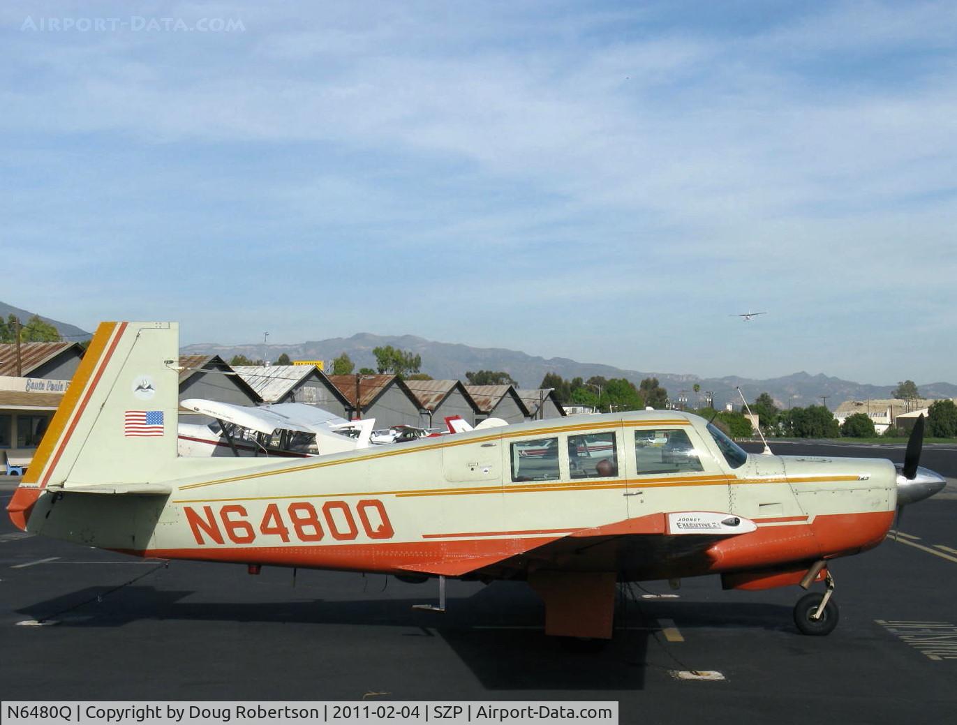 N6480Q, 1967 Mooney M20F Executive C/N 680022, 1967 Mooney M20F EXECUTIVE, Lycoming IO-360 200 Hp