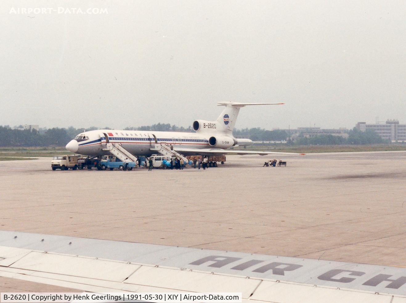 B-2620, 1989 Tupolev Tu-154M C/N 89A815, China Northwest Airlines , Xian