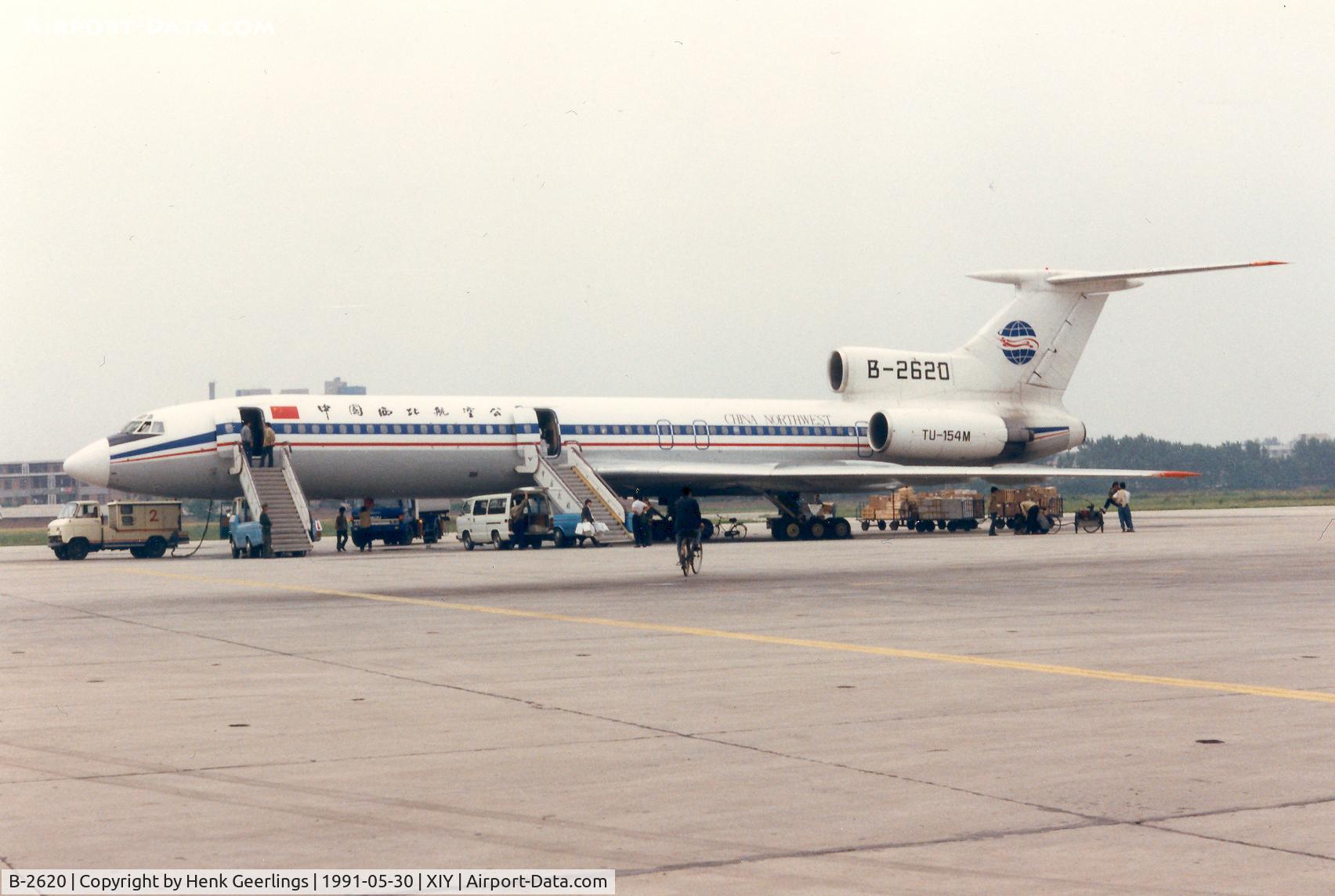 B-2620, 1989 Tupolev Tu-154M C/N 89A815, China Northwest Airlines