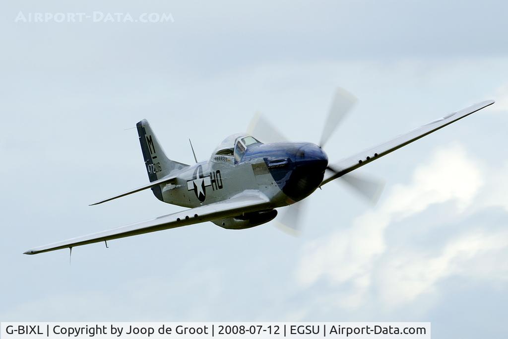 G-BIXL, 1944 North American P-51D Mustang C/N 122-38675, Flying Legends 2008