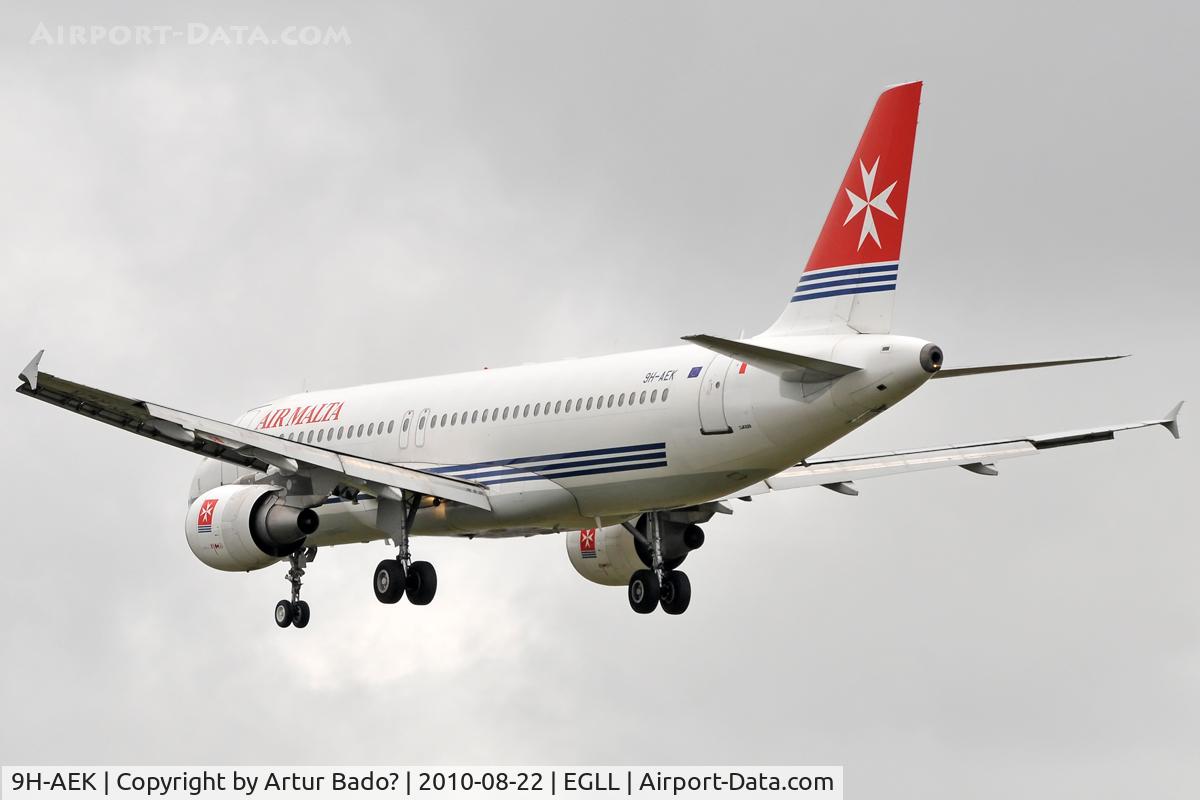 9H-AEK, 2004 Airbus A320-211 C/N 2291, Air Malta