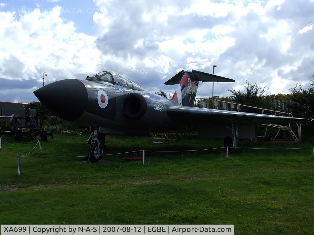 XA699, 1957 Gloster Javelin FAW.5 C/N Not found XA699, Preserved at MAM