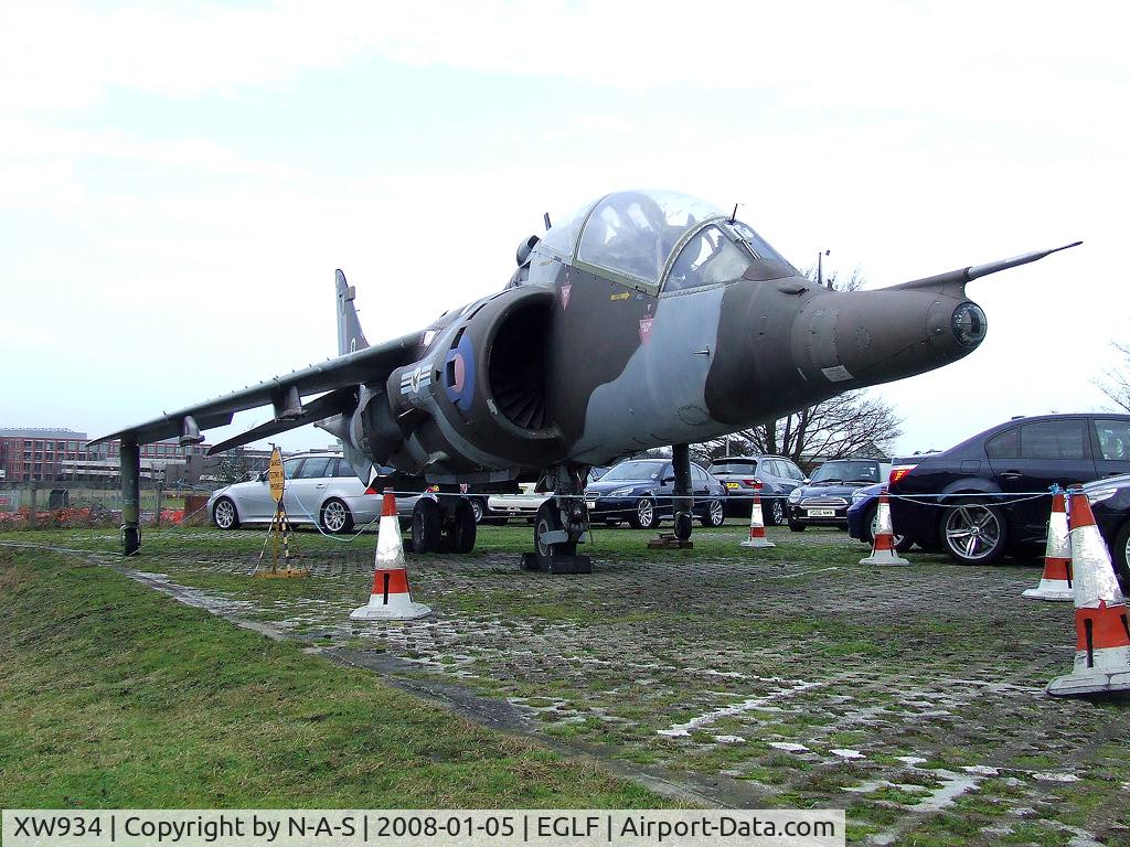 XW934, 1973 Hawker Siddeley Harrier T.4 C/N 212017, Preserved